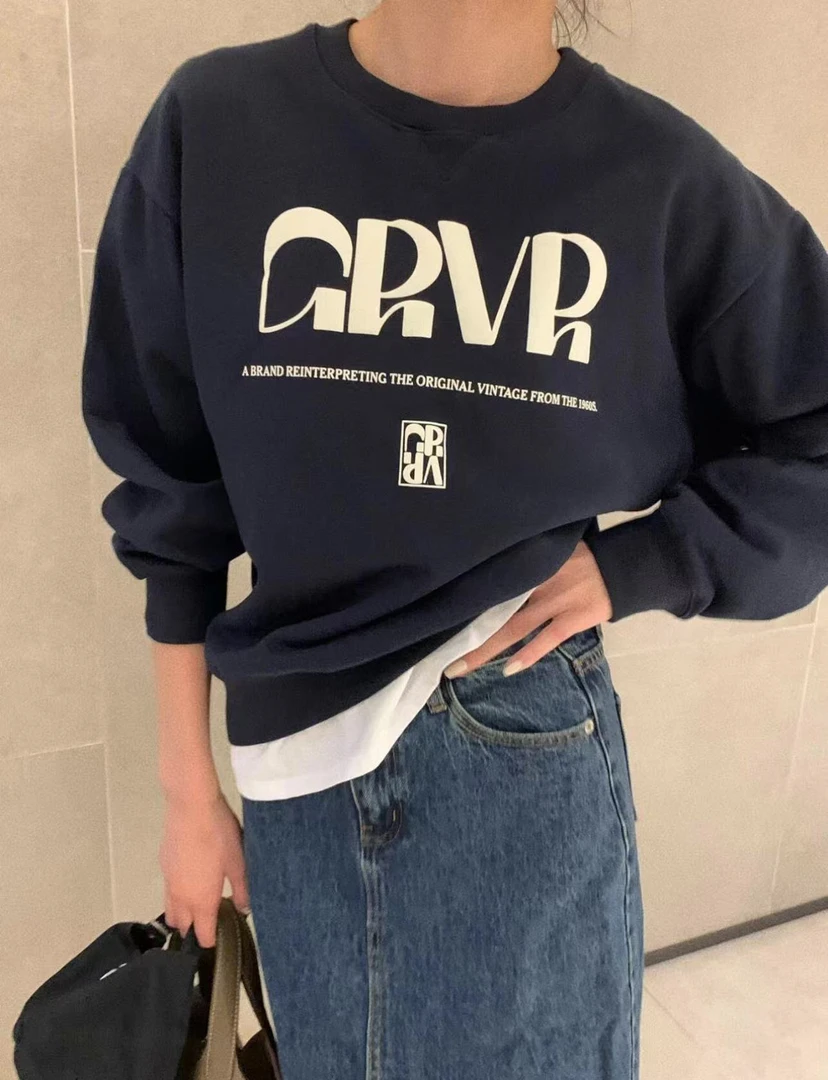 全新未使用 GR/VR 卫衣 藏青色 均码