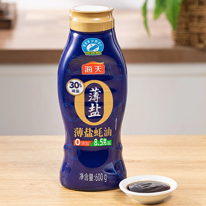 海天0薄盐蚝油600g