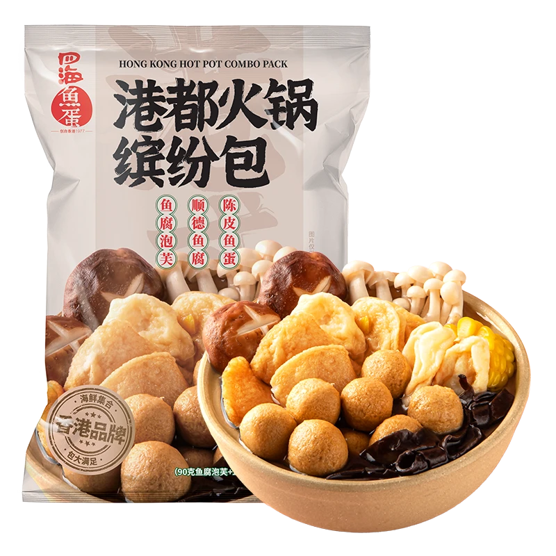 四海鱼蛋港都火锅缤纷包390g