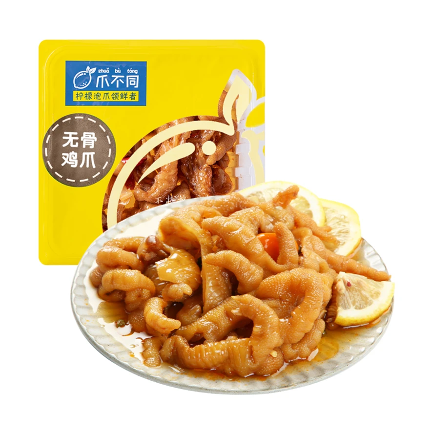 爪不同柠檬泡椒无骨凤爪150g