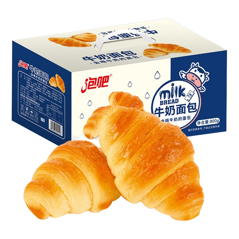 泡吧牛奶面包800g
