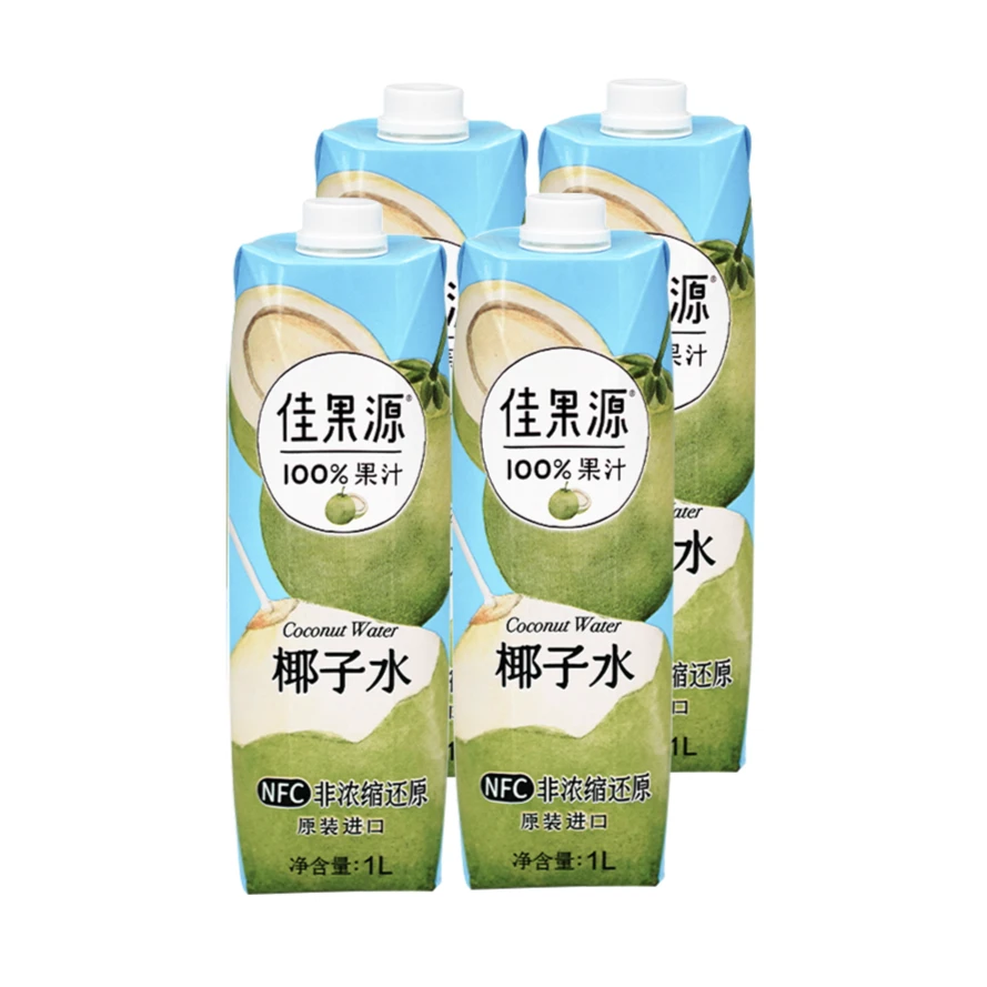 佳果源100%NFC椰子水1L*4