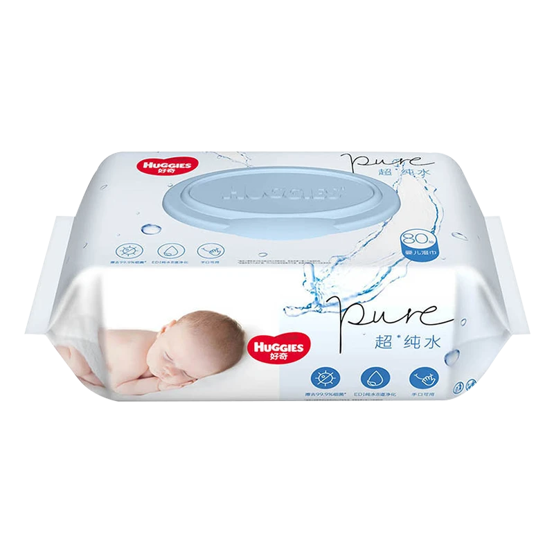 好奇纯水婴儿湿巾80抽