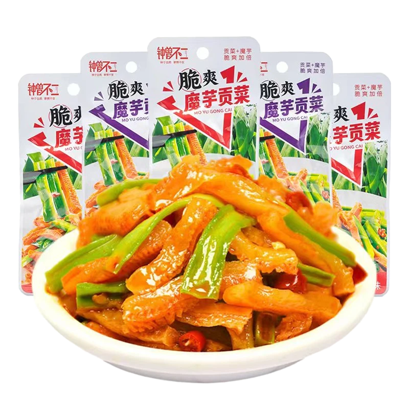 钟曾不二魔芋贡菜混合味150g（香辣味+蒜香味）