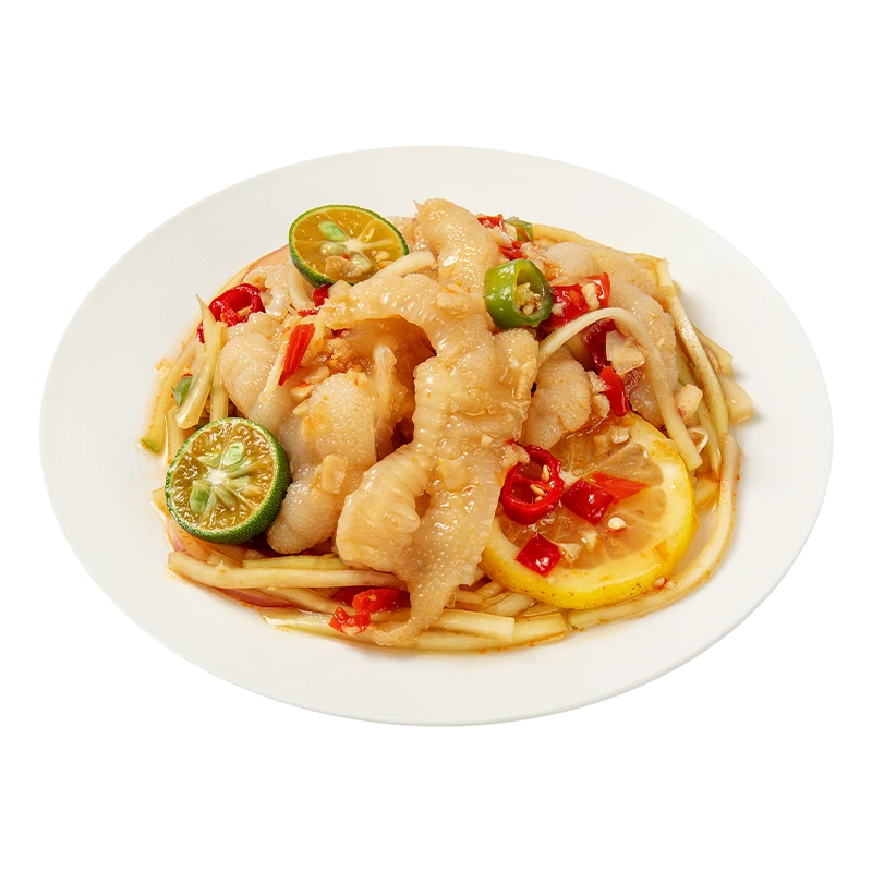 泰式青木瓜无骨鸡爪260g鸡爪同城送