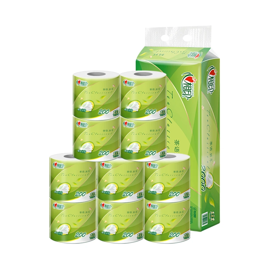心相印茶语丝享有芯卷纸200g*10粒