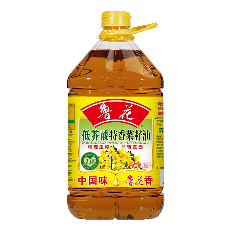 鲁花低芥酸特香菜籽油3.08L