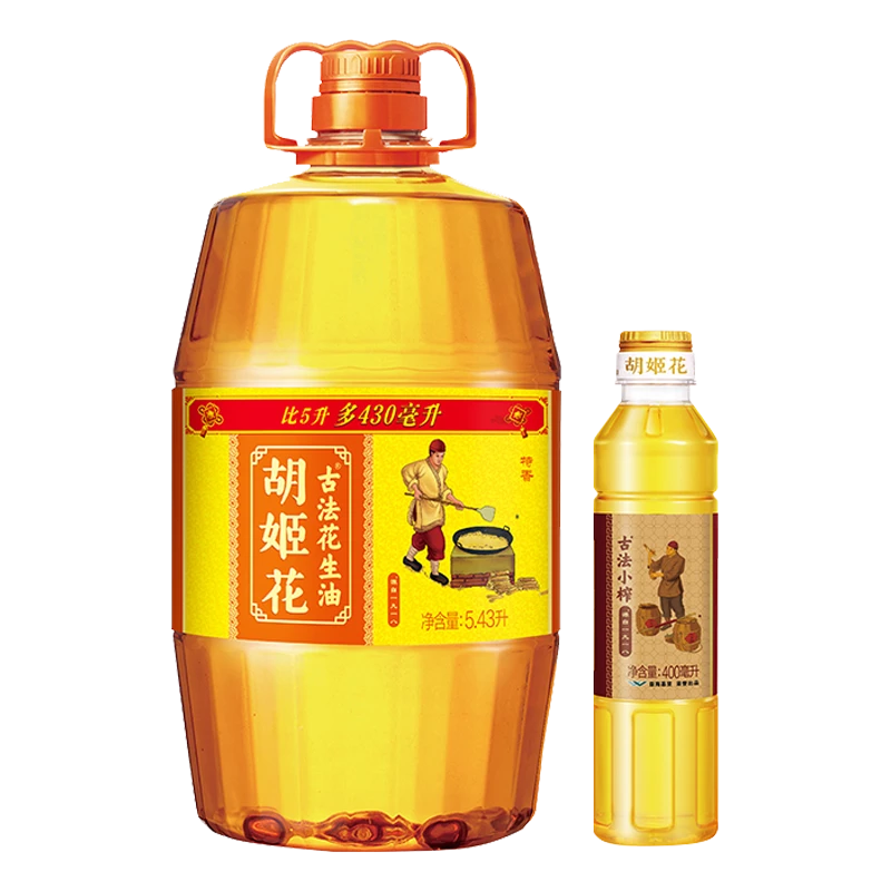 胡姬花古法花生油5.43L（随机搭赠）