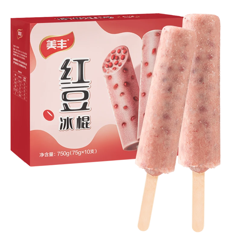美丰红豆冰棍750g（10支）