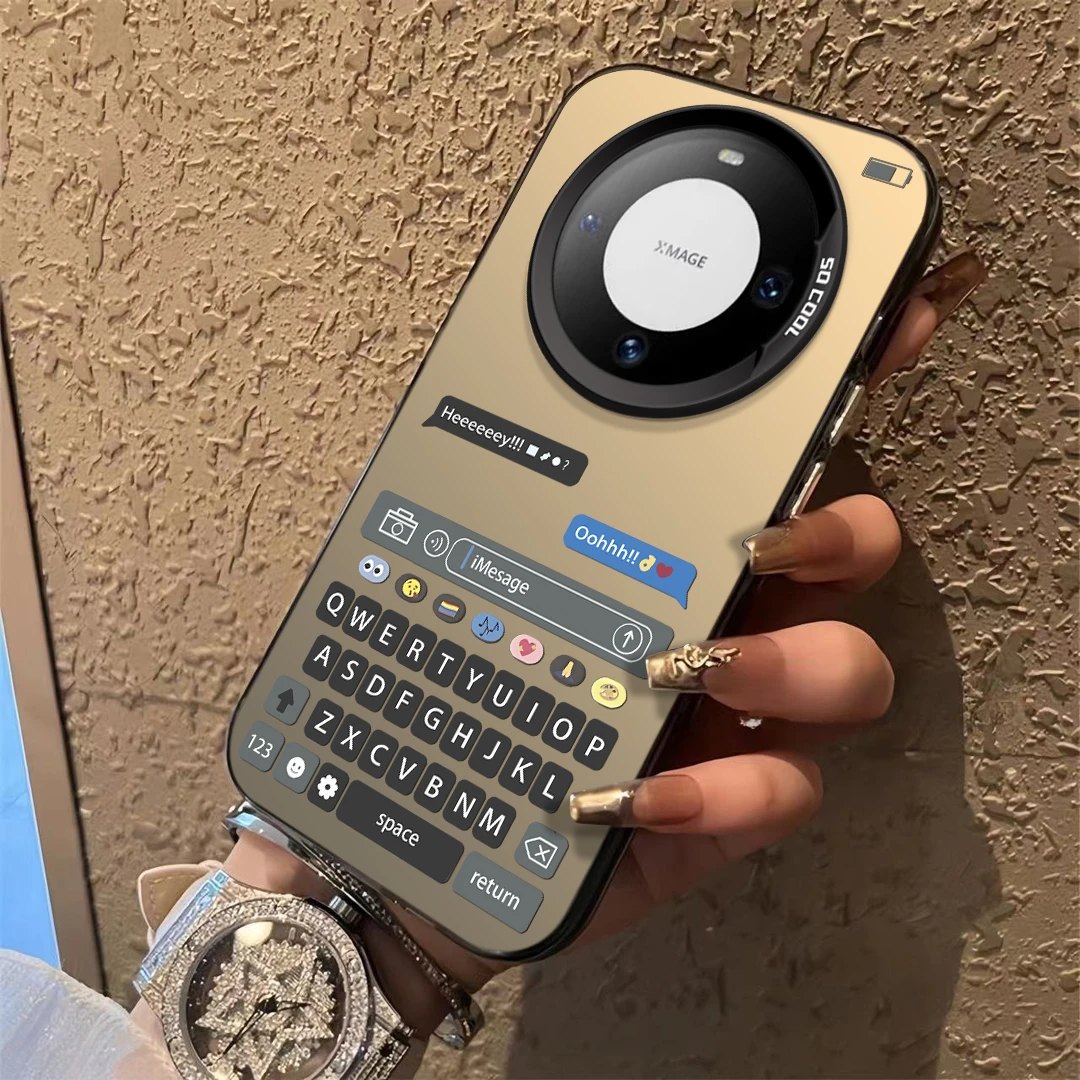 适用于【华为】Mate60Pro/Pro+键盘个性创新男女防摔手机壳