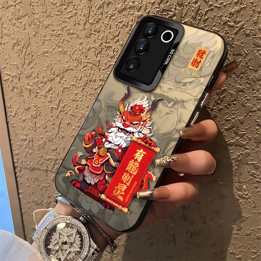 适用于【VIVO】S16新款龙行大运国潮全包防摔手机壳