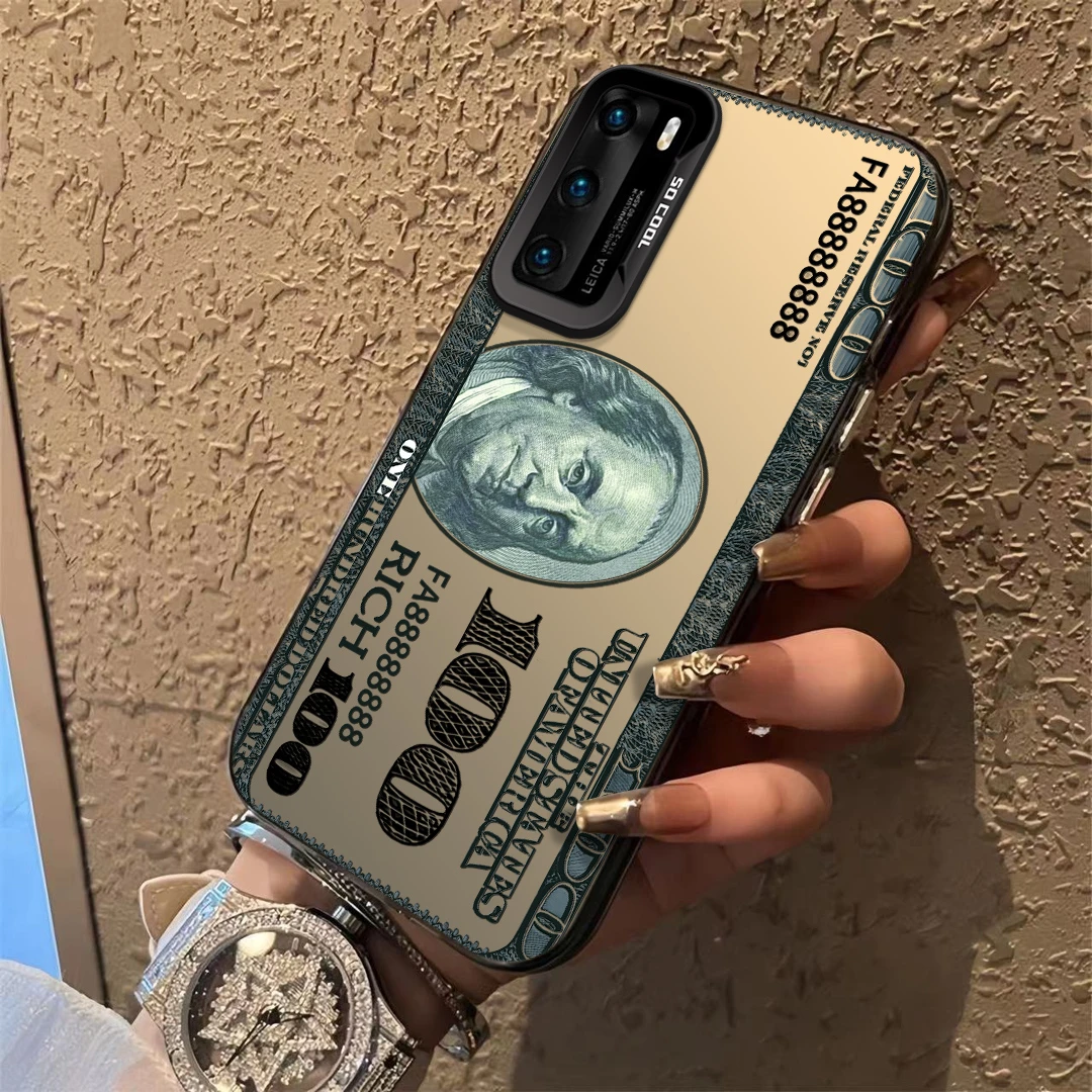适用于【华为】P40美金钞票个性创意新款防摔手机壳