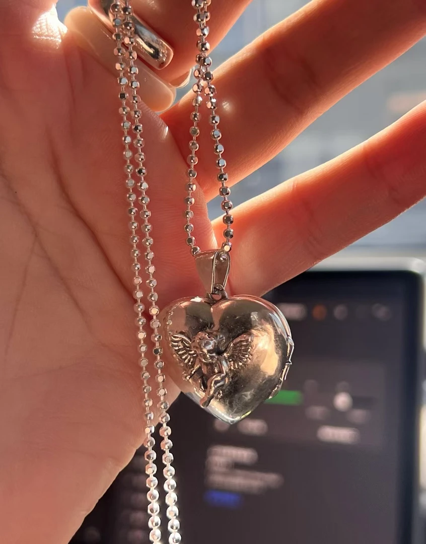 925银手链 X1877  简韩新款天使翅膀一套