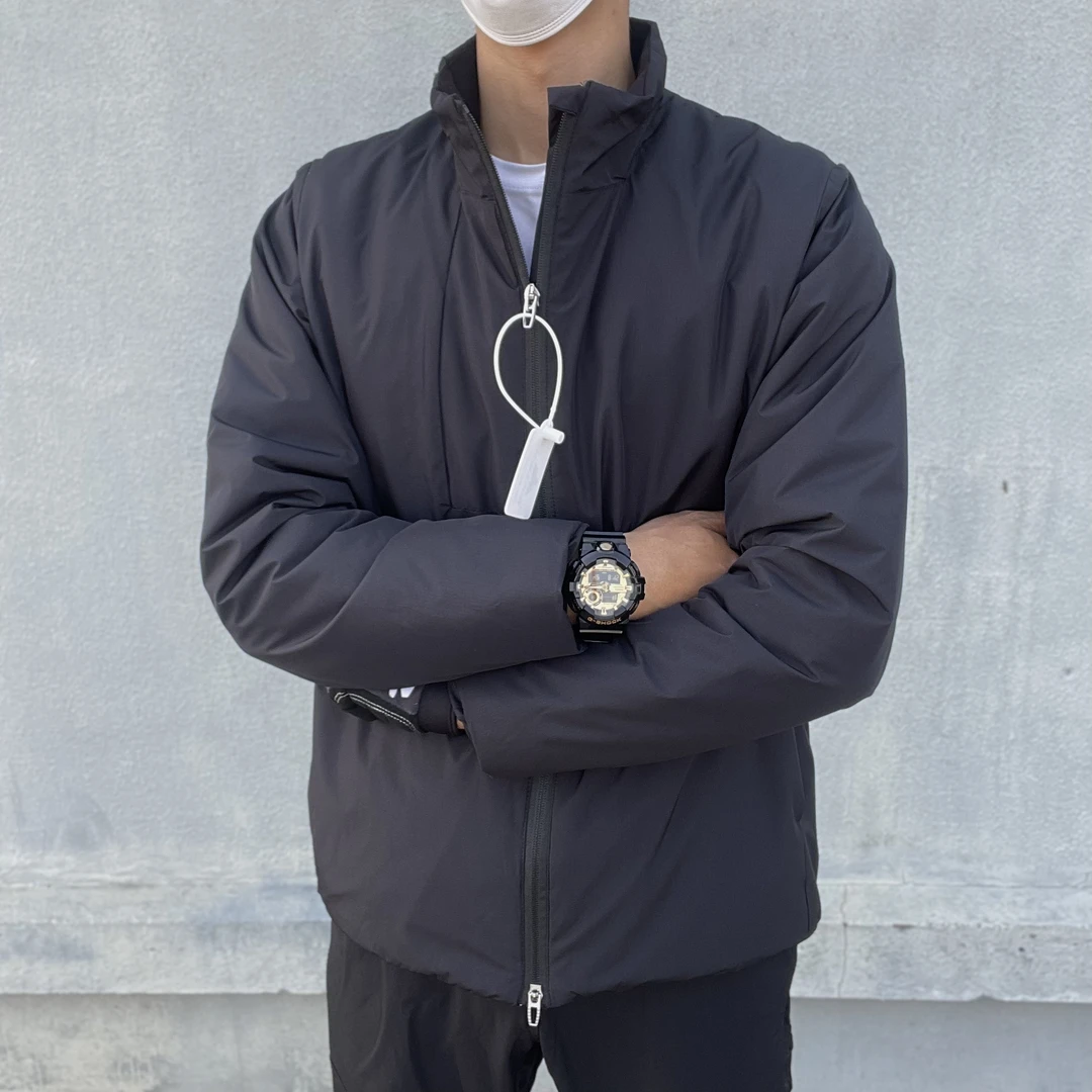 lulu同款轻量化三防棉服夹克 小立领户外通勤保暖商务外套P棉外套