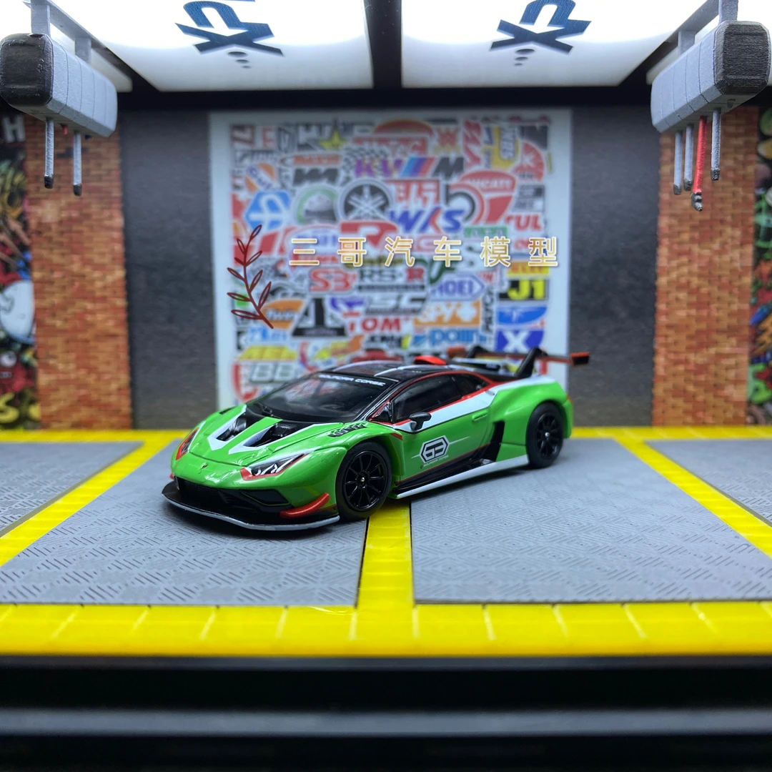 MINI GT 1:64 #687 兰博基尼 GT3 EVO2 仿真合金汽车模型收藏摆件