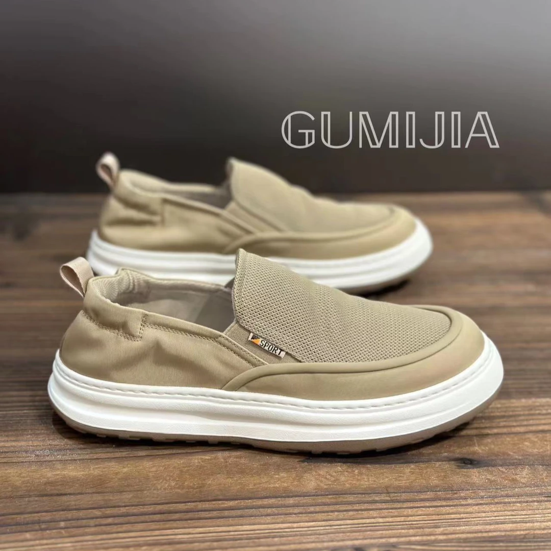 Gumijia/纯色百搭一脚蹬潮流潮鞋时尚低帮超轻舒适9053
