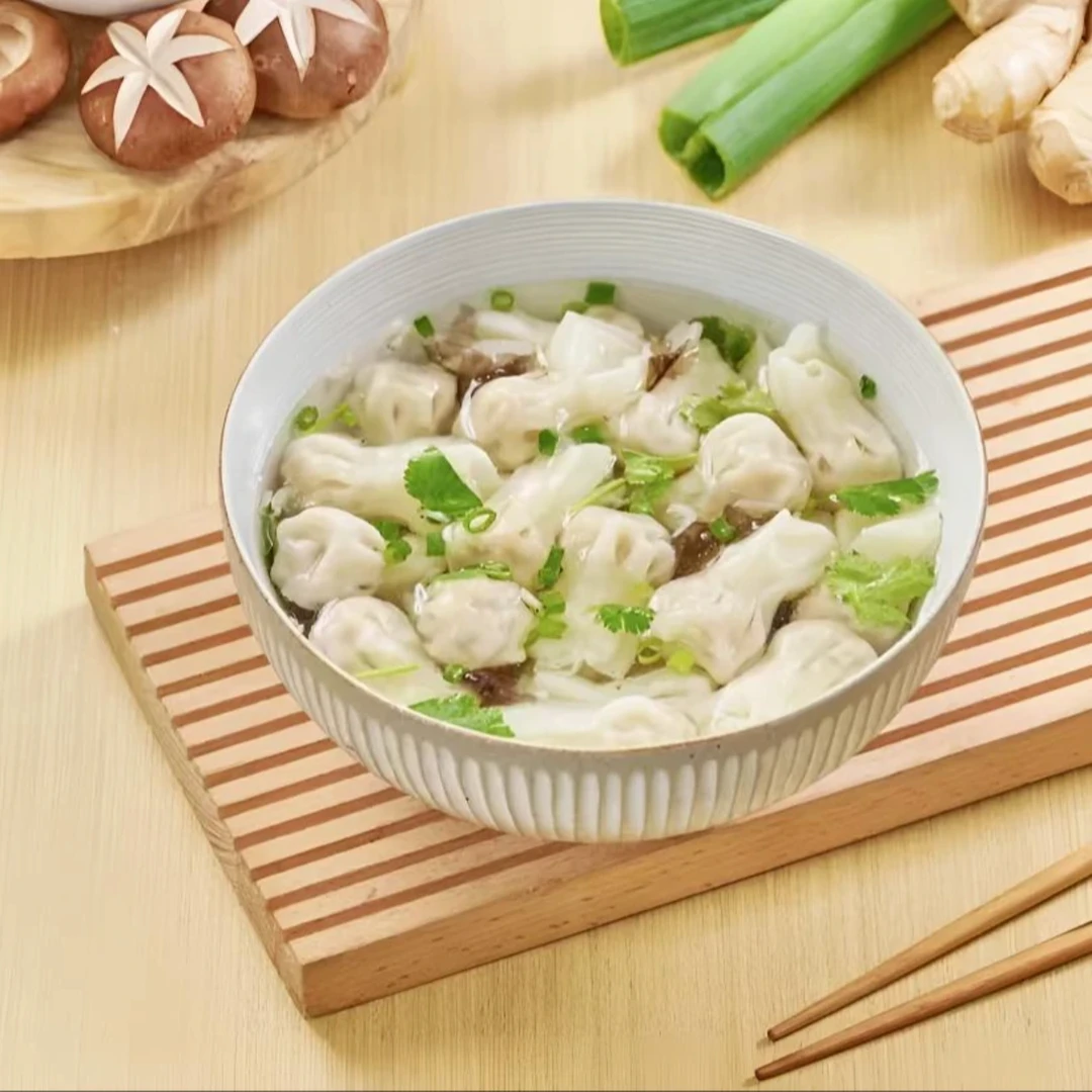 虾仁鲜肉小馄饨 168g/包 15个/包 3包调料/包 +2汤菜 发13包 顺丰