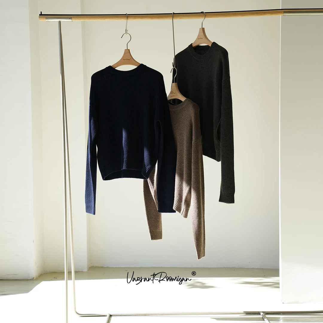 ROOMISAN【无性别穿搭意大利经典100羊毛套头毛衣】24609