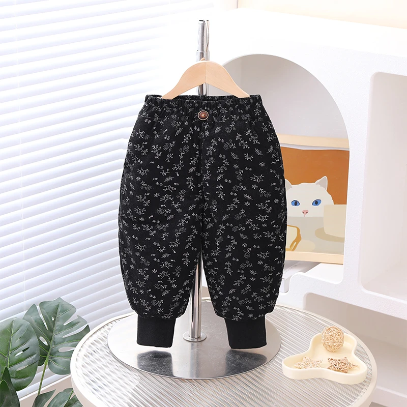 【棉裤加厚】儿童一条过冬韩版加厚棉裤外穿百搭款