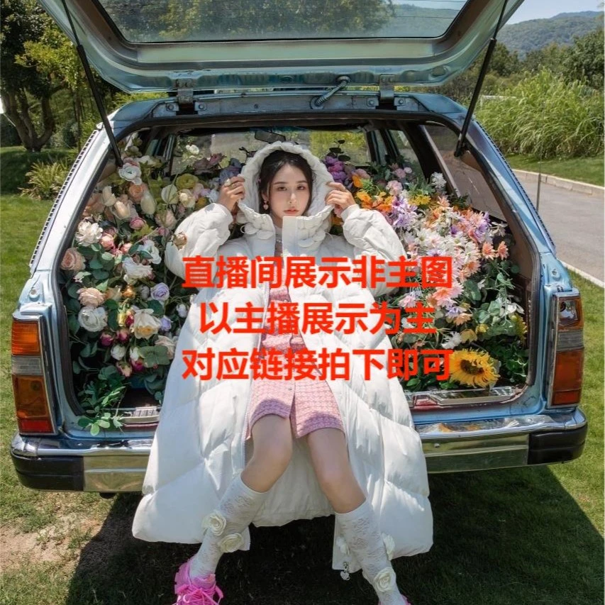 【钟意A014】欧力尼鹅绒蓝色外套1302(33)