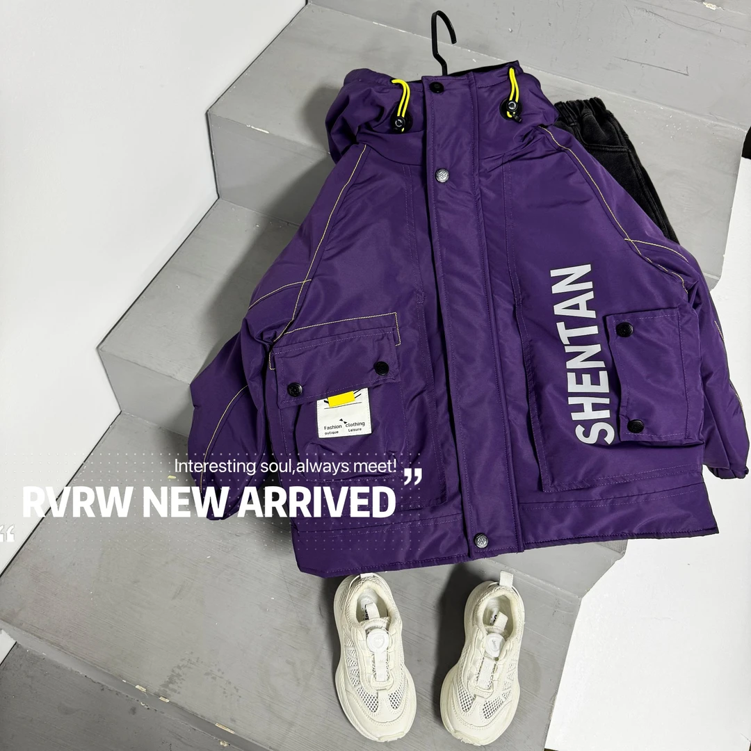 若大王个性时尚百搭童装休闲羽绒服 BD1574