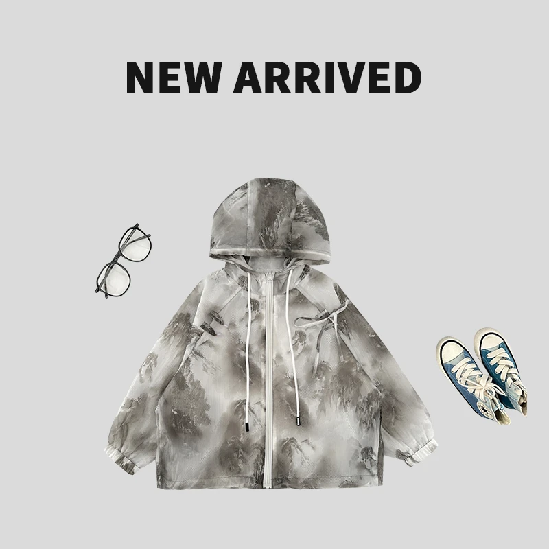 亲子防晒男女户外夏季儿童黑胶童装防晒服 FS0001