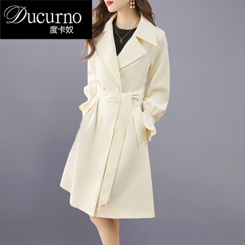 风衣外套女春秋中长款2025今年流行新款高级感小个子韩系休闲女装