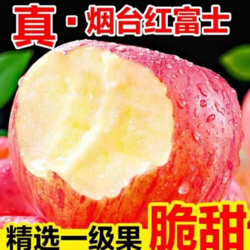 10斤更划算 山东烟台红富士苹果脆甜多汁整箱发货S5 SS2