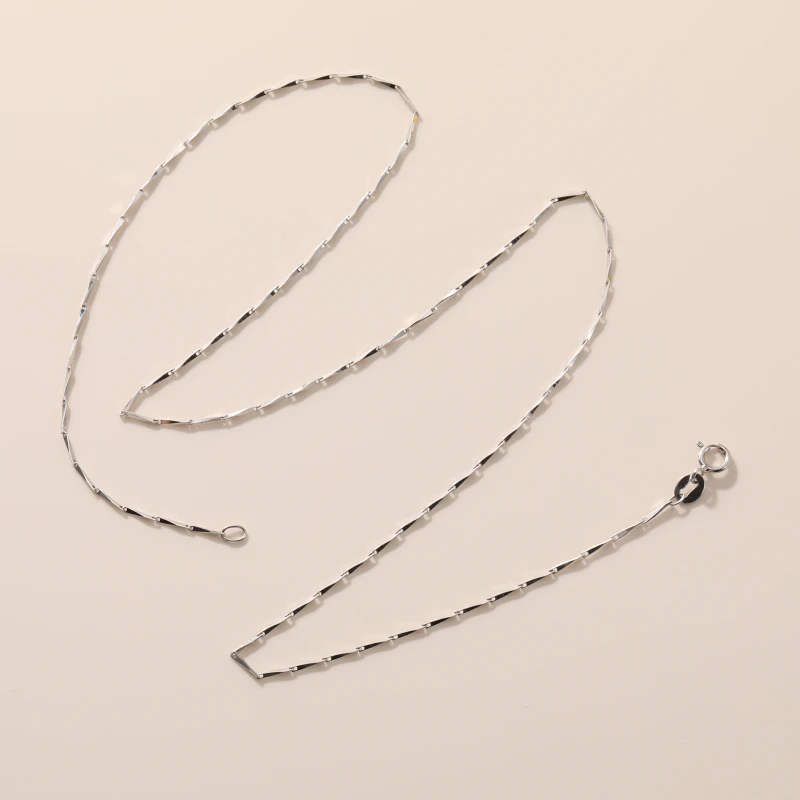 链子925银 925银女生必备爆闪链蹦迪链07瓜子链18寸简约百搭ins风