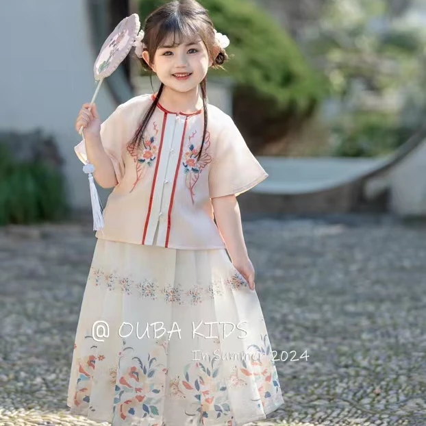 女童 夏款马面【梦洛笙】88050