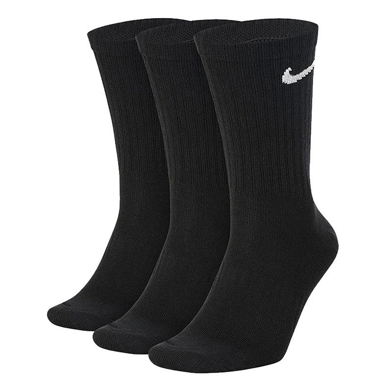 Nike耐克男子EVERYDAY黑色白色运动袜运动休闲袜SX7676-010/100