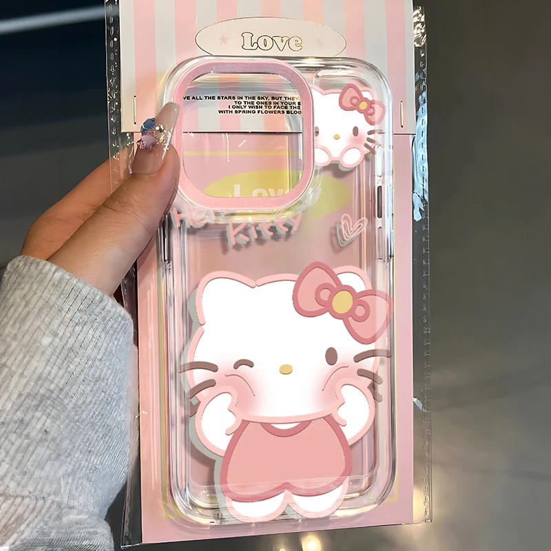 可爱ktins风适用iphone15苹果手机壳14软胶13/12Promax高颜值RQ