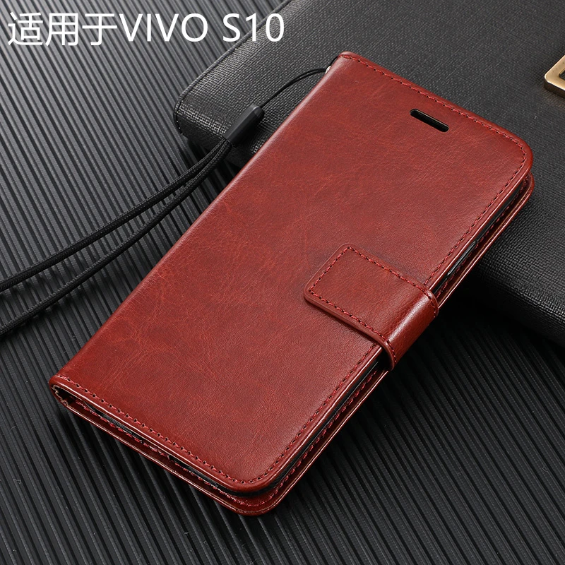适用于VIVOs10手机壳翻盖S10保护皮套v2121a防摔全包软胶男女款新
