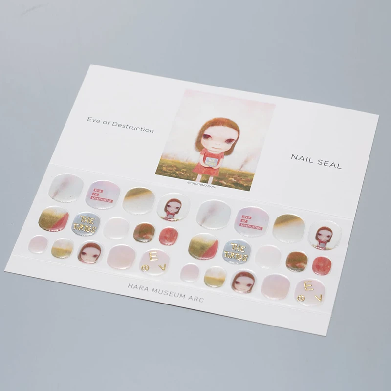 奈良美智Nara一次性指甲装饰贴28个美术馆限定文创衍生品女生礼物