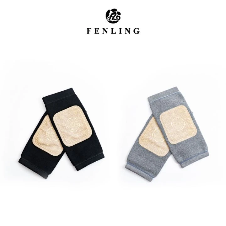 芬领-莫代尔姜疗艾护关节护膝保暖男女同款秋冬神器黑色/灰色ST86