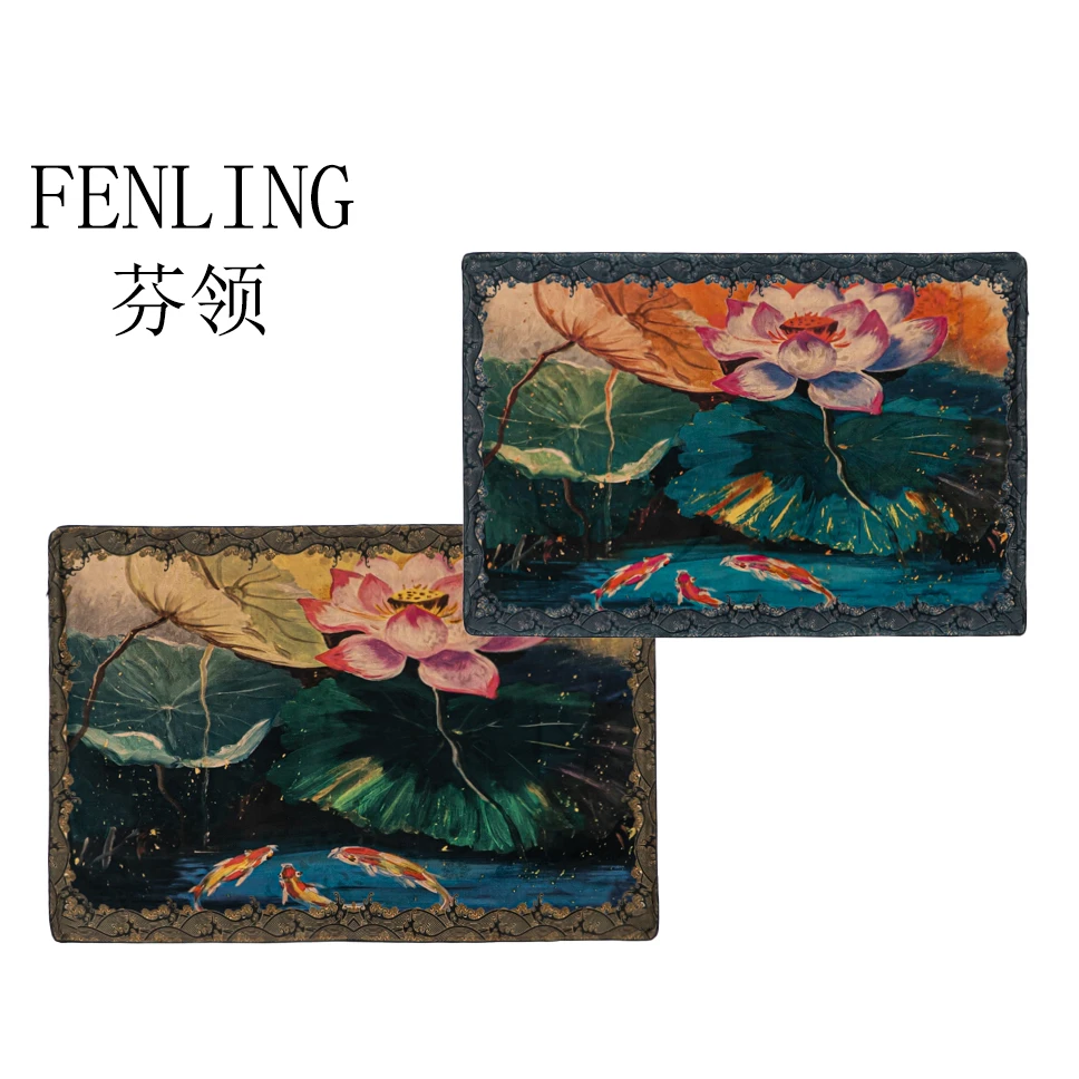 【年年富余】桑蚕丝30姆米香云纱高端定制53*76cm双面异色T96速干