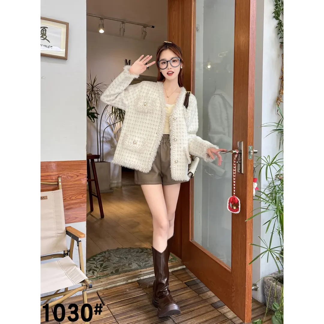 【王哥精选】2024年新款显瘦网红气质时尚洋气女装小香风-1030