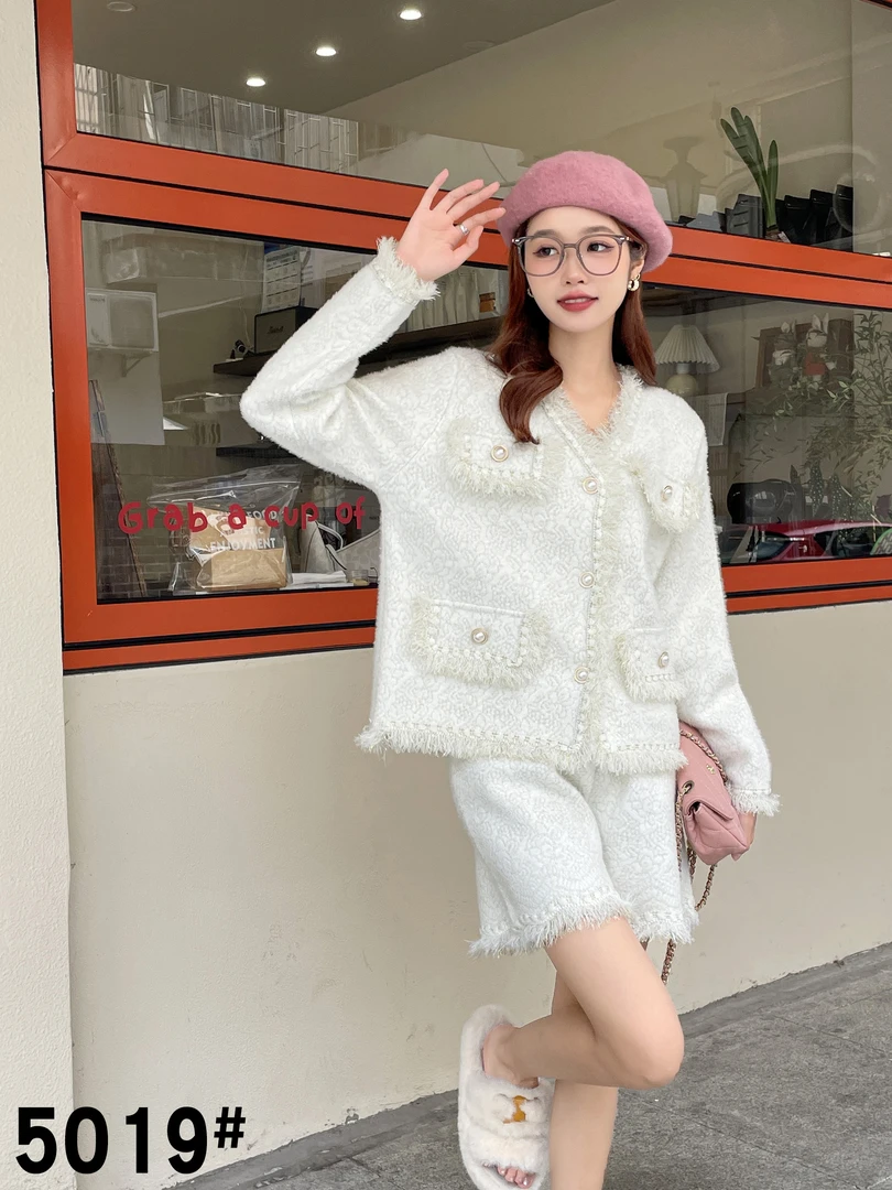 新款时尚潮流网红女士小香风上衣秋季女-5019