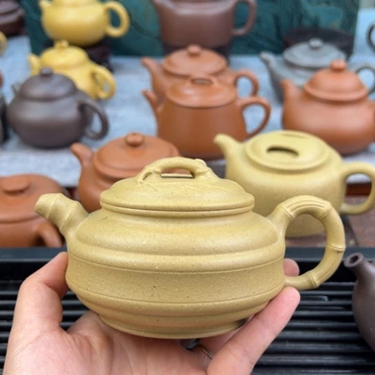 紫砂茶壶半手工制作
