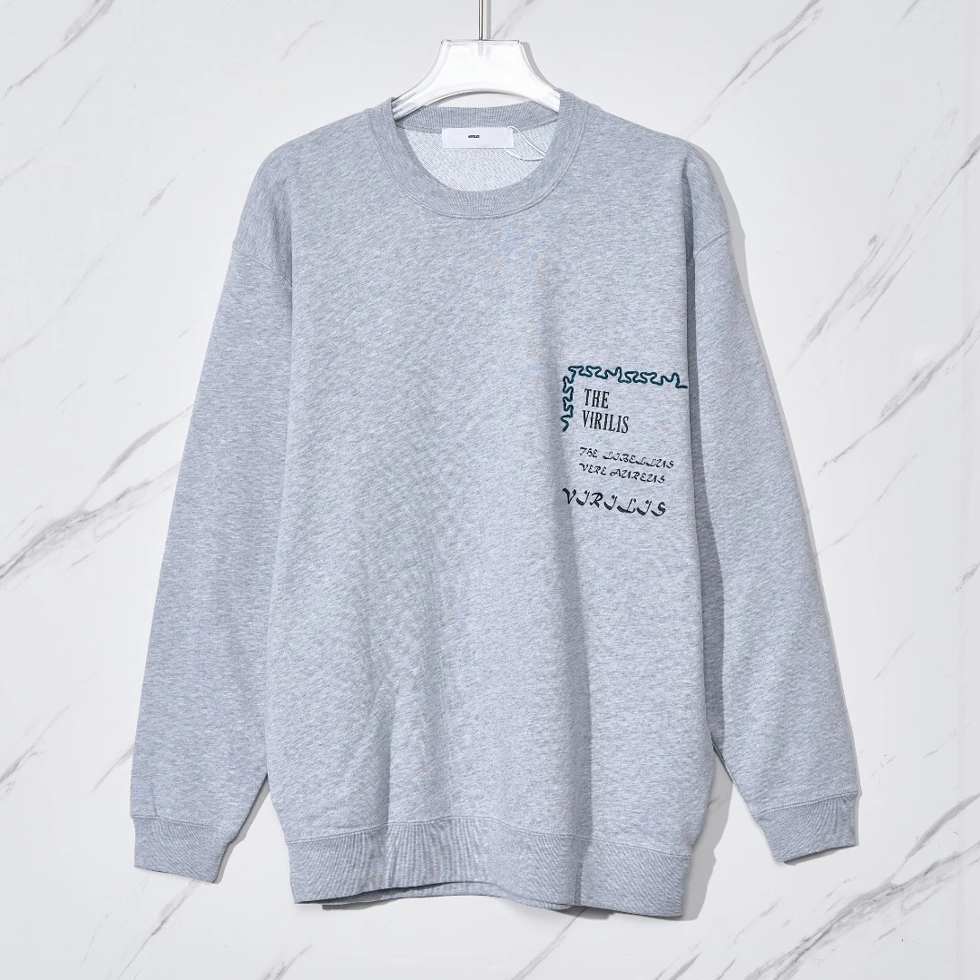 全新未使用  、Toga Virilis中性字标刺绣卫衣/TOBU00028