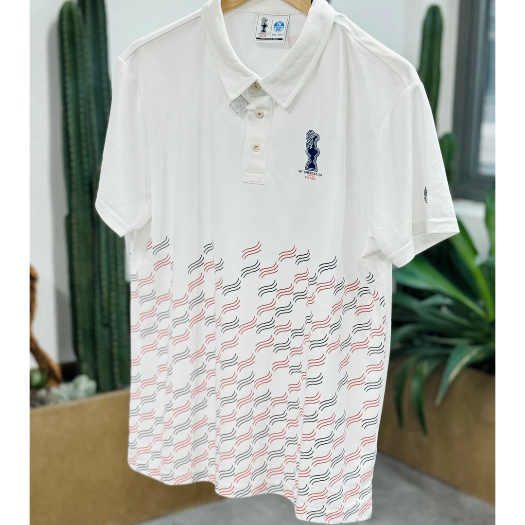 全新未使用 Prada/普拉达 男士美洲杯限定polo/PDBU00242