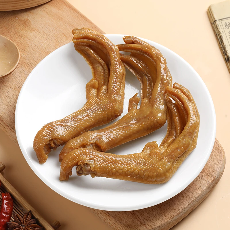 【24k年味】香辣鸭掌200g包休闲追剧零食真空包装开袋即食中通包邮