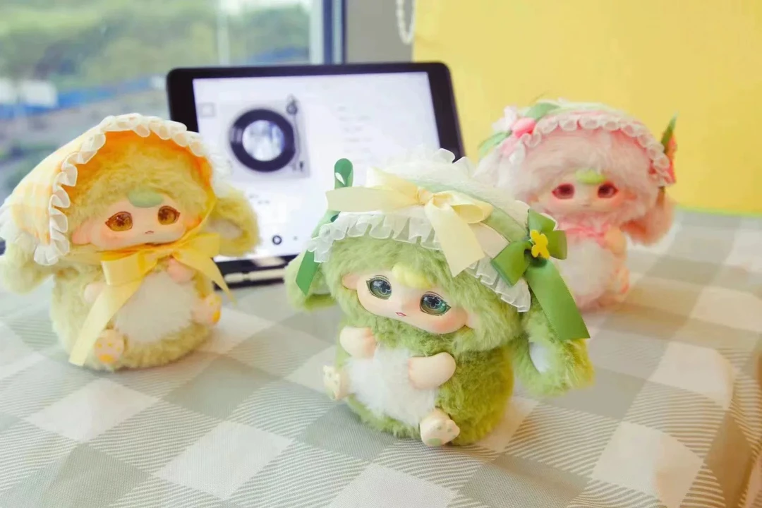 【拆盒】MOMO茉茉花园毛绒系列潮流玩具盲盒手办三岁摆件