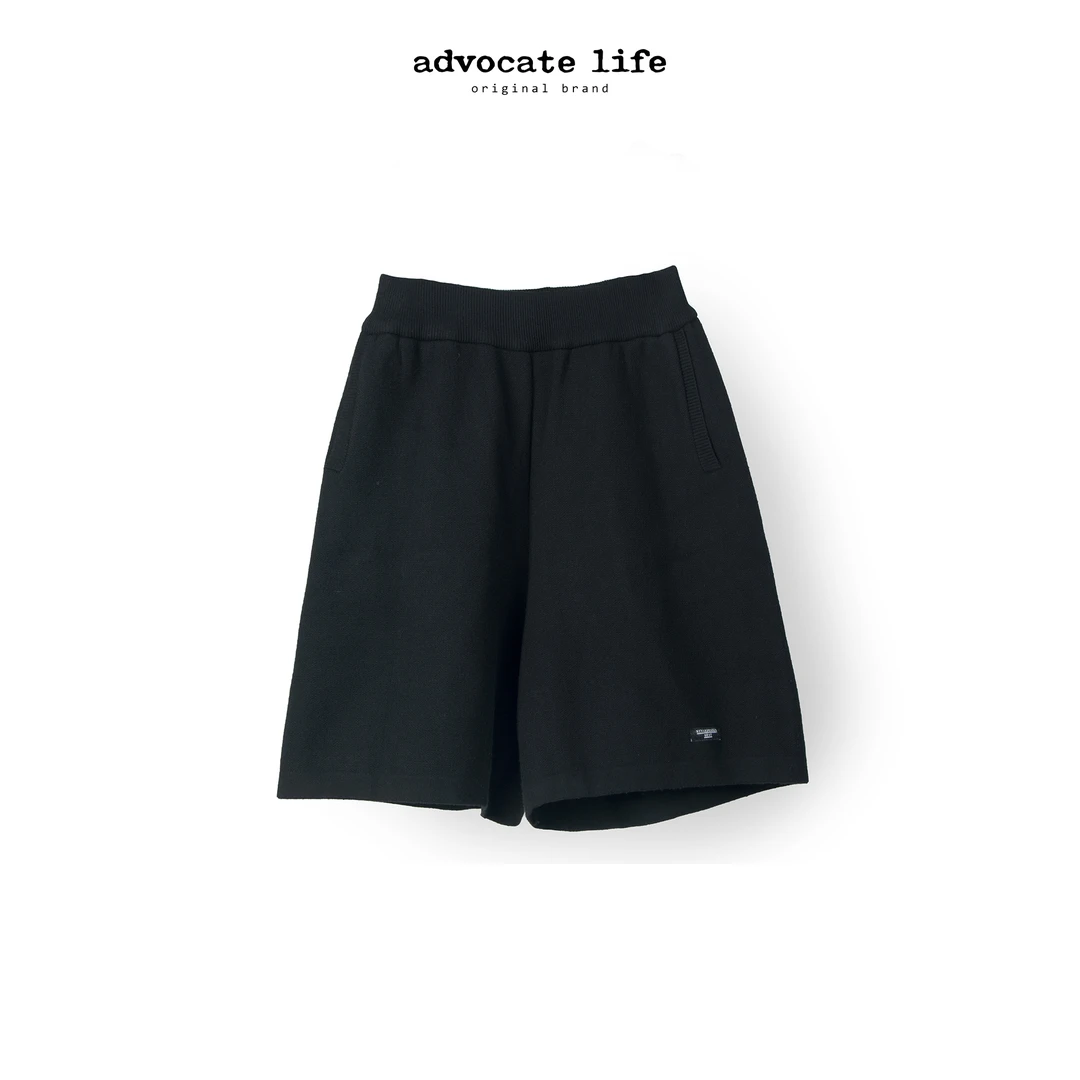 Advocatelife 2024新款简约大码宽松百搭松紧腰显瘦短裤 HQ365412