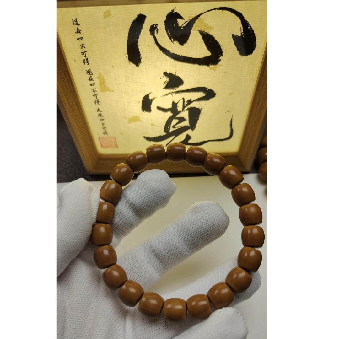 （老铁文玩）猴头龙炎直切无暇手串全品百搭嘎嘎红