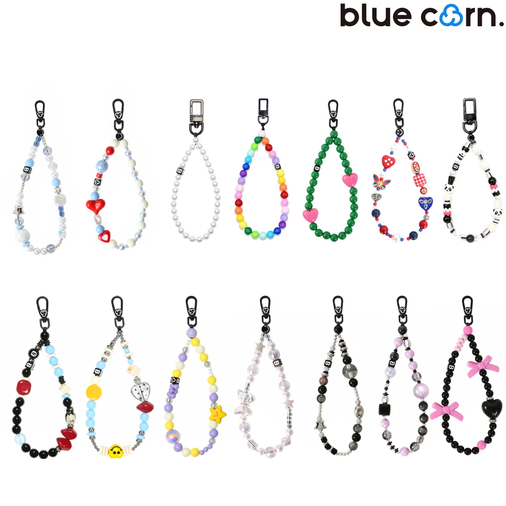 【小东和小宇专属】Bluecorn设计师原创可爱手工串珠通用手机挂绳