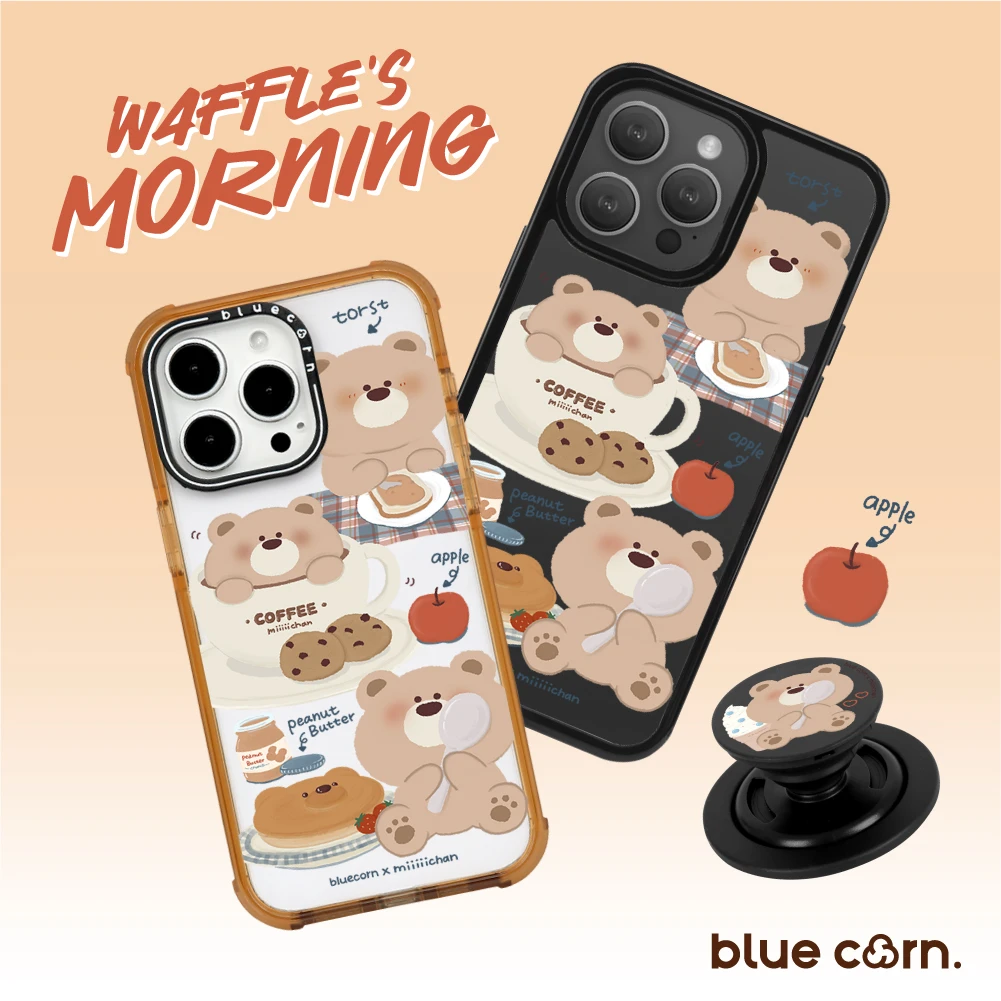 【张醒醒专属】Bluecorn熊君的下午茶适用iPhone15/14/13磁吸手机壳