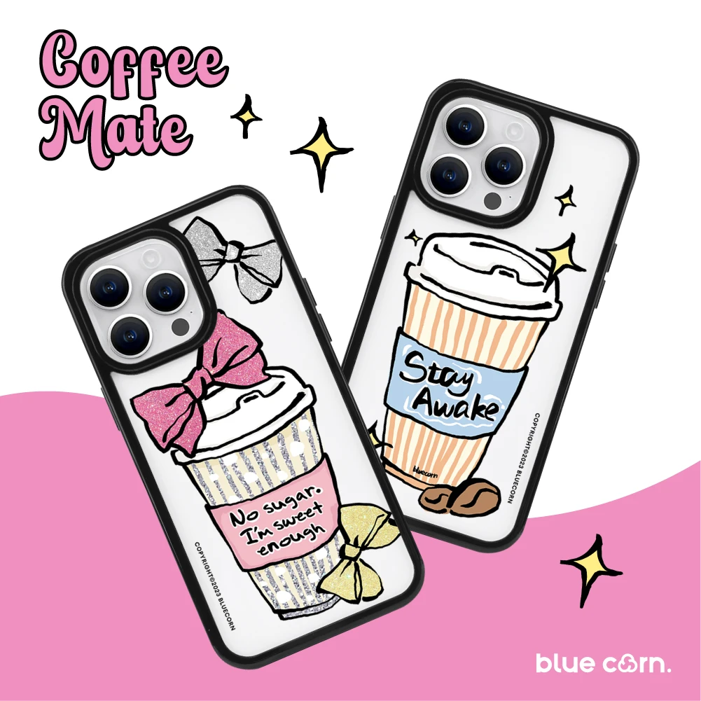 【张野专属】Bluecorn美式咖啡下午茶适用iPhone16/15/14/13手机壳