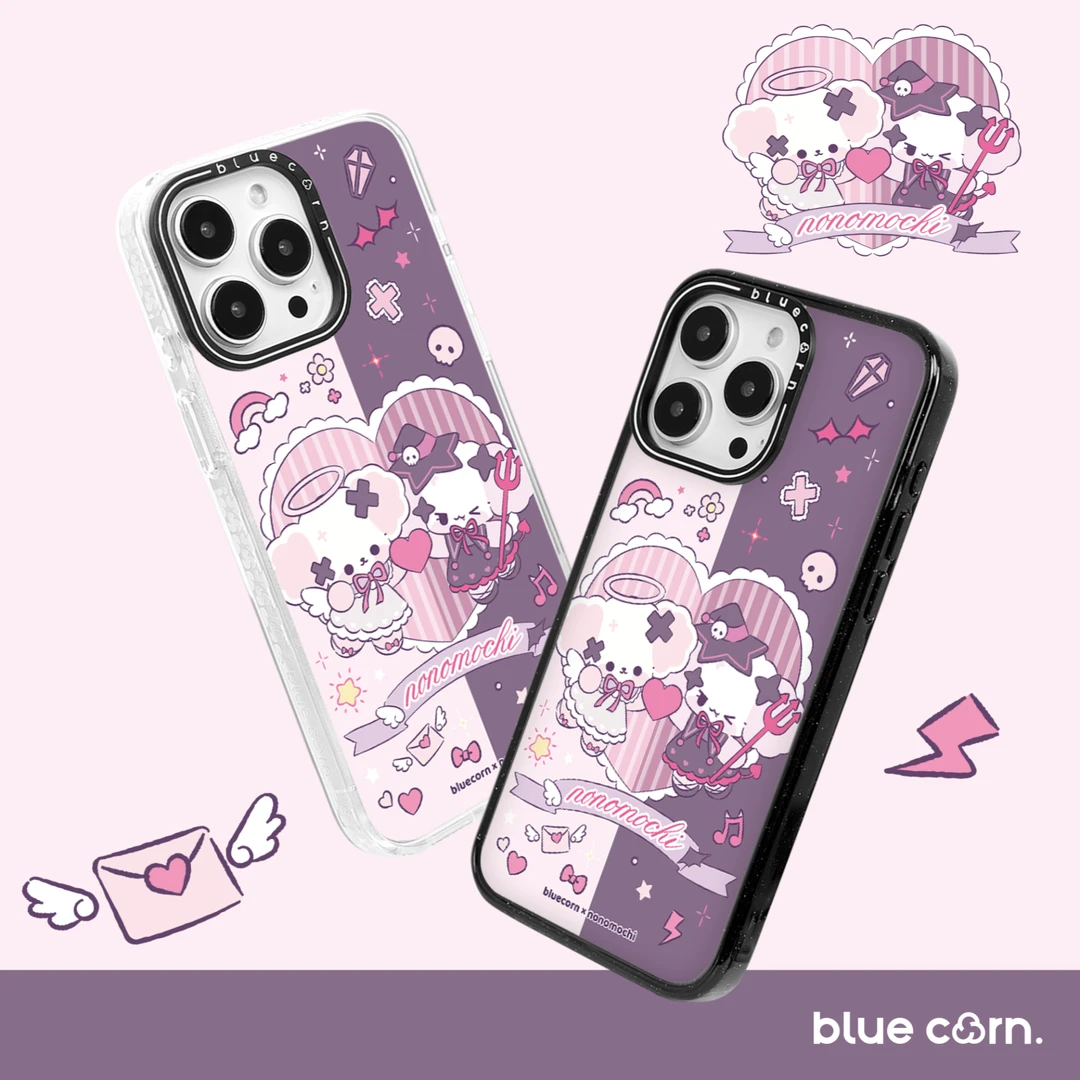 Bluecorn联名款nono天使恶作剧适用于iPhone16/15/Pro/Max手机壳