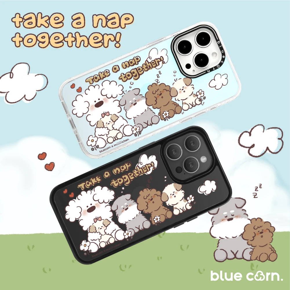 Bluecorn联名miiiiichan小憩一下适用于苹果iPhone16/15/14手机壳